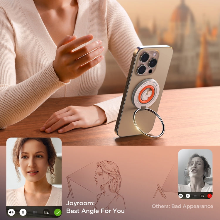 JOYROOM JR-ZS383 Magnetic Ring Holder, JR-ZS383 (Orange)