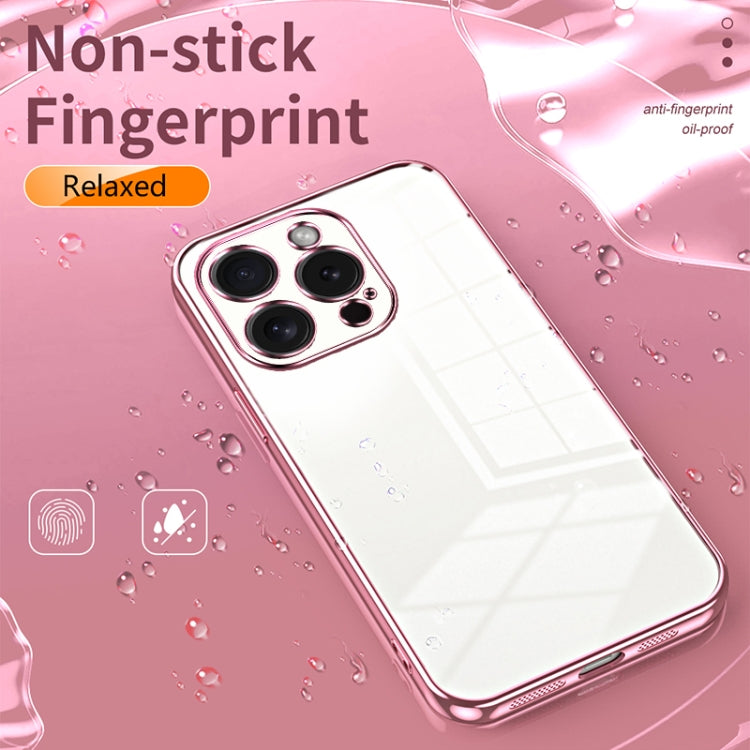Transparent Plating Fine Hole Phone Case