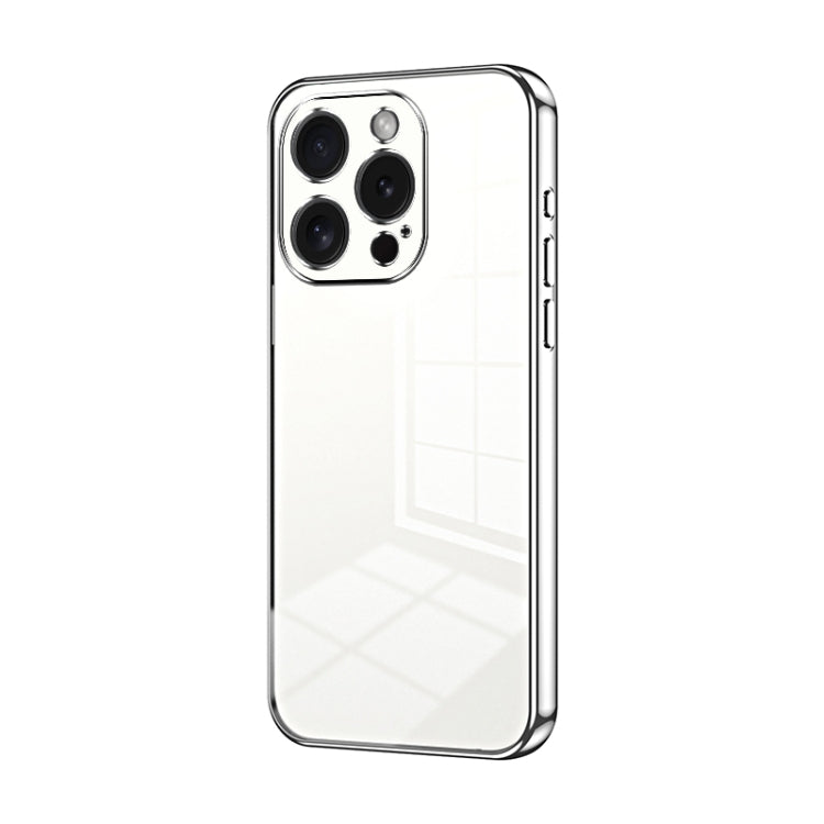 Transparent Plating Fine Hole Phone Case
