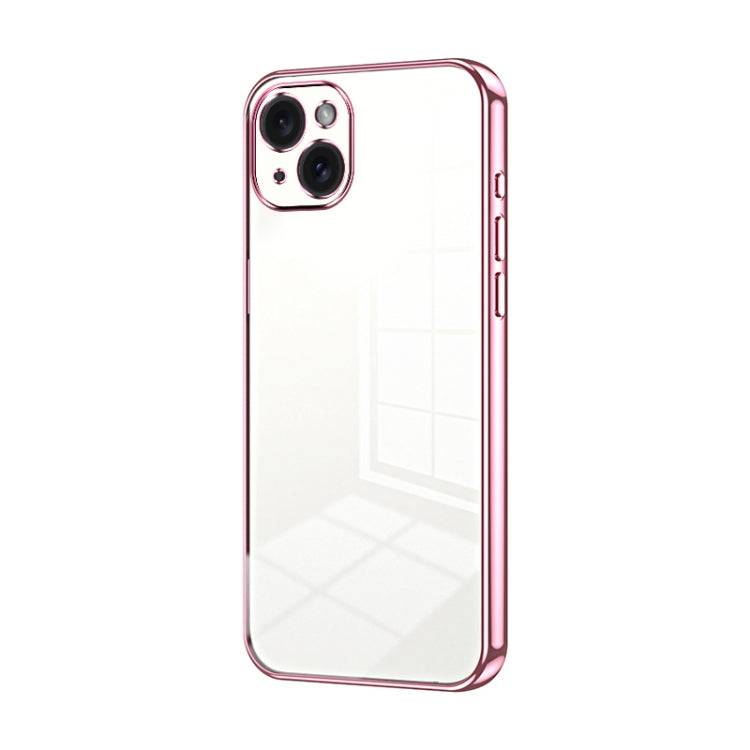 Transparent Plating Fine Hole Phone Case