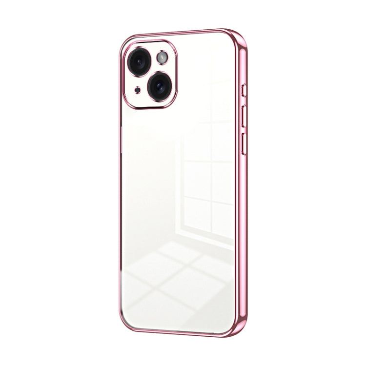 Transparent Plating Fine Hole Phone Case