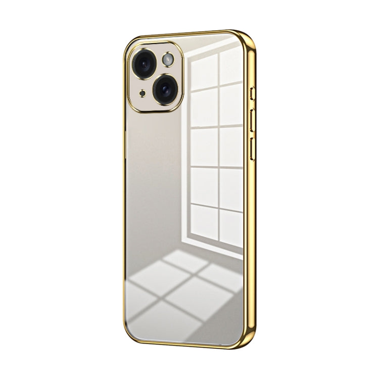 Transparent Plating Fine Hole Phone Case