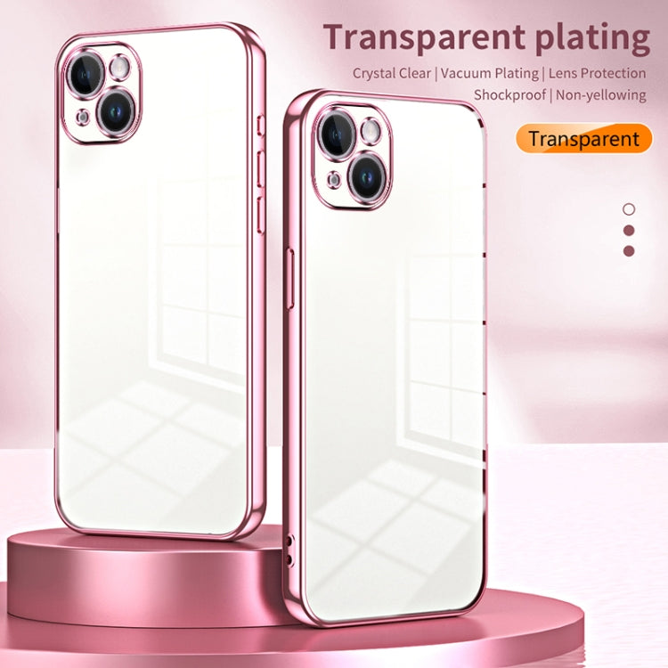 Transparent Plating Fine Hole Phone Case