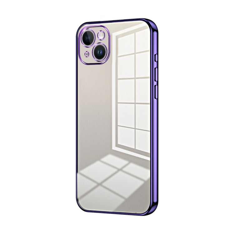 Transparent Plating Fine Hole Phone Case