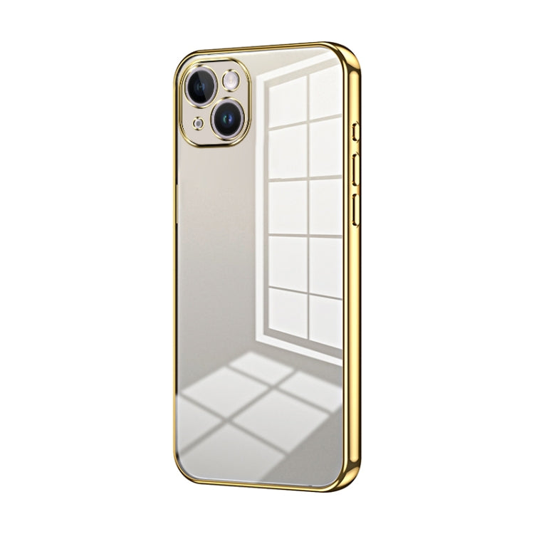 Transparent Plating Fine Hole Phone Case