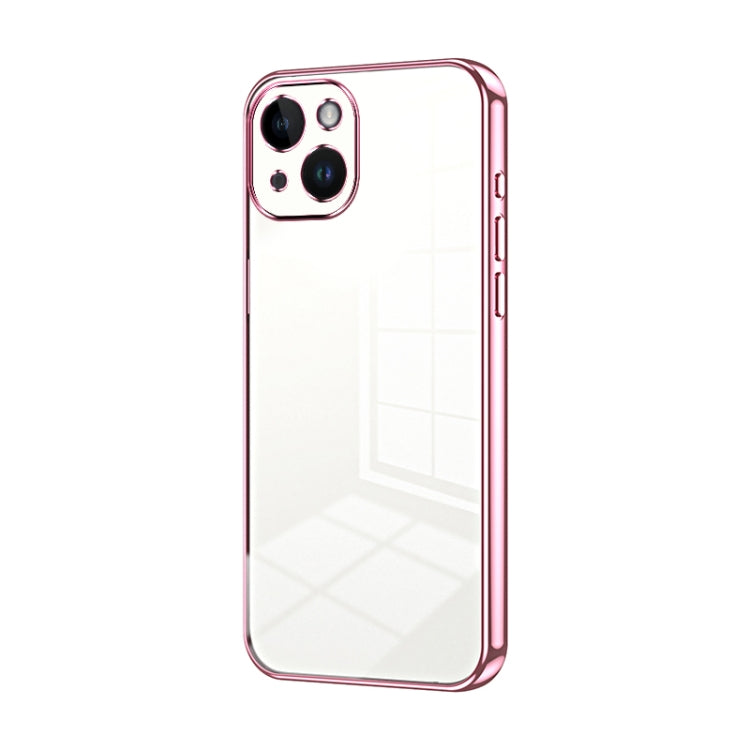 Transparent Plating Fine Hole Phone Case