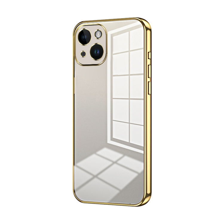 Transparent Plating Fine Hole Phone Case