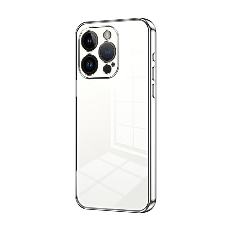 Transparent Plating Fine Hole Phone Case