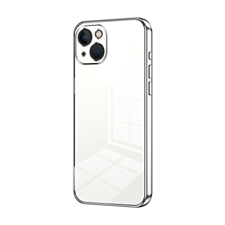 Transparent Plating Fine Hole Phone Case, For iPhone 13 Pro Max, For iPhone 13 Pro, For iPhone 13