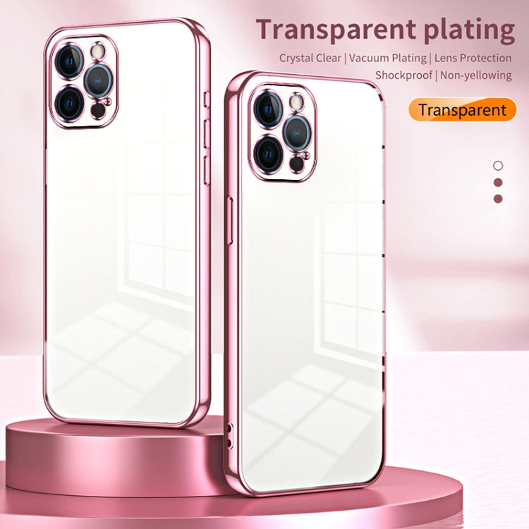 Transparent Plating Fine Hole Phone Case