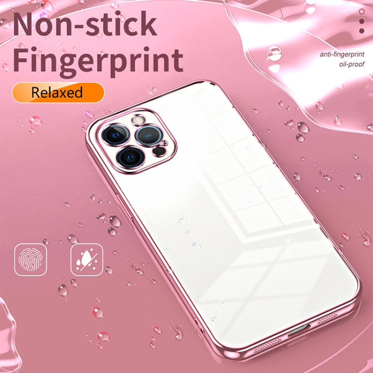 Transparent Plating Fine Hole Phone Case