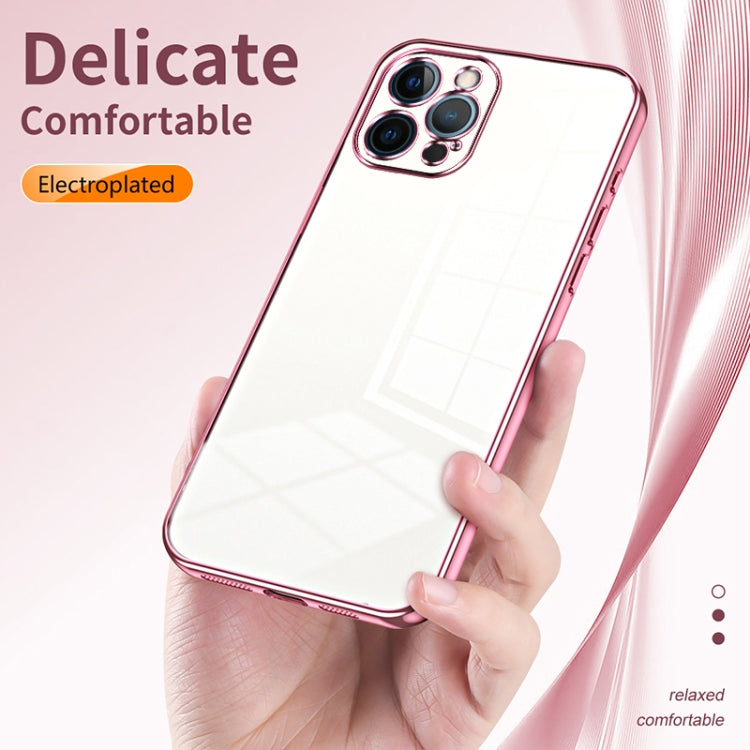 Transparent Plating Fine Hole Phone Case