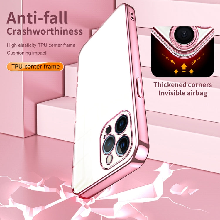 Transparent Plating Fine Hole Phone Case