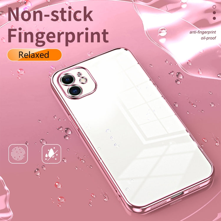 Transparent Plating Fine Hole Phone Case