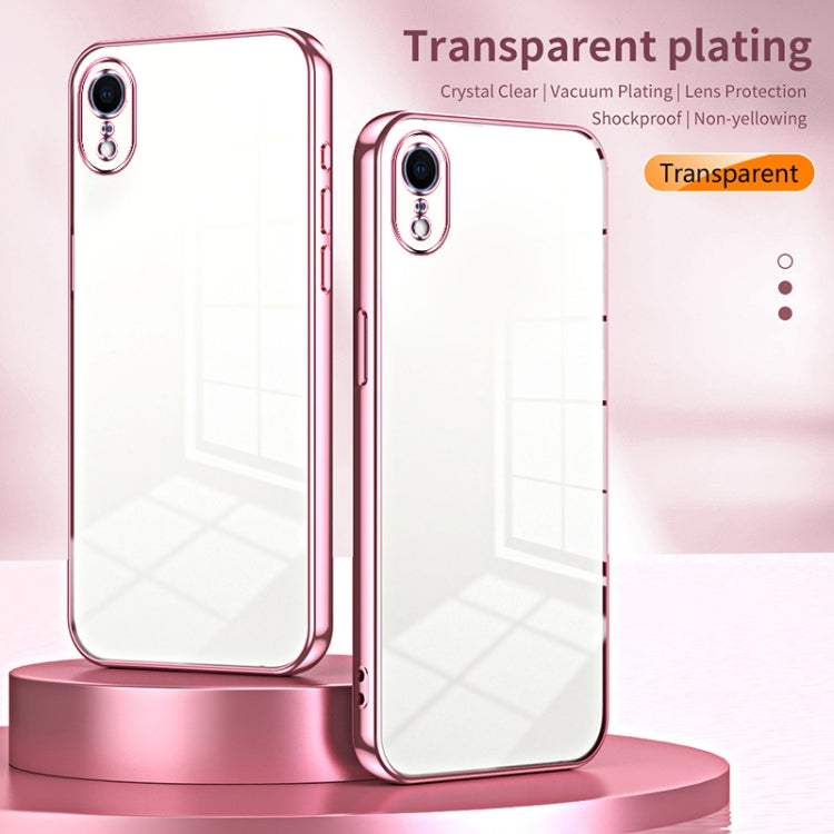 Transparent Plating Fine Hole Phone Case