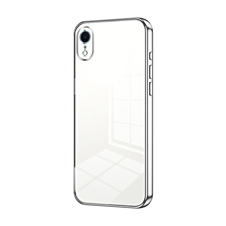 Transparent Plating Fine Hole Phone Case, For iPhone X / XS, For iPhone XR, For iPhone XS Max