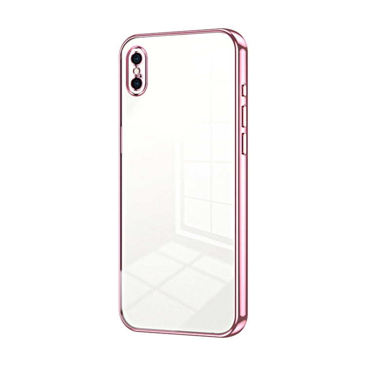 Transparent Plating Fine Hole Phone Case