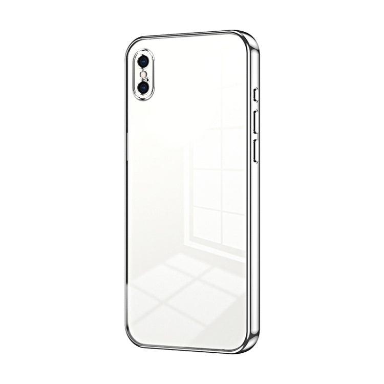 Transparent Plating Fine Hole Phone Case