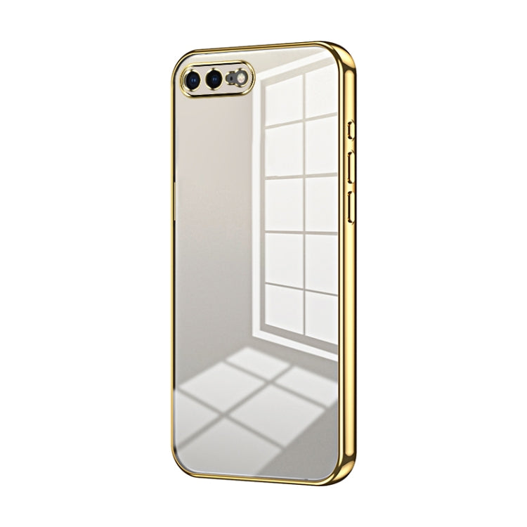 Transparent Plating Fine Hole Phone Case