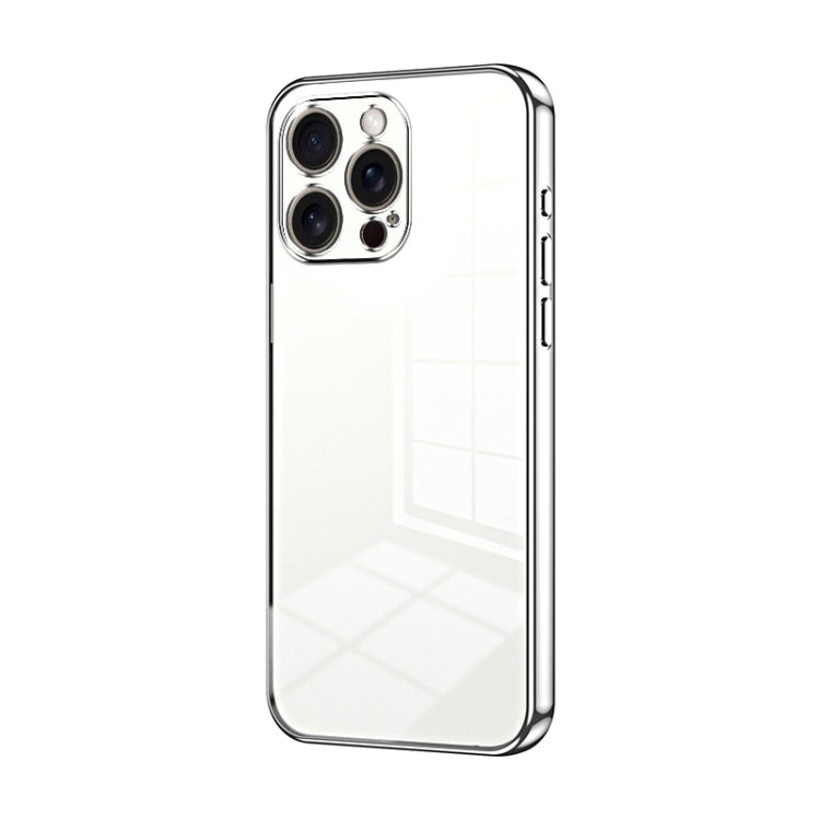 Transparent Plating Fine Hole Phone Case, For iPhone 17, For iPhone Air, For iPhone 16 Pro Max