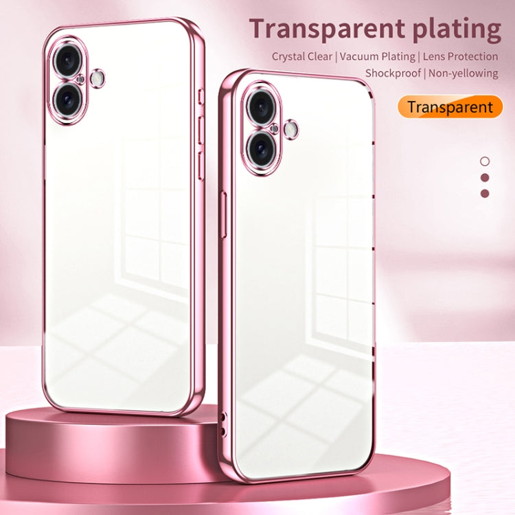 Coque de téléphone transparente à trous fins, série 3