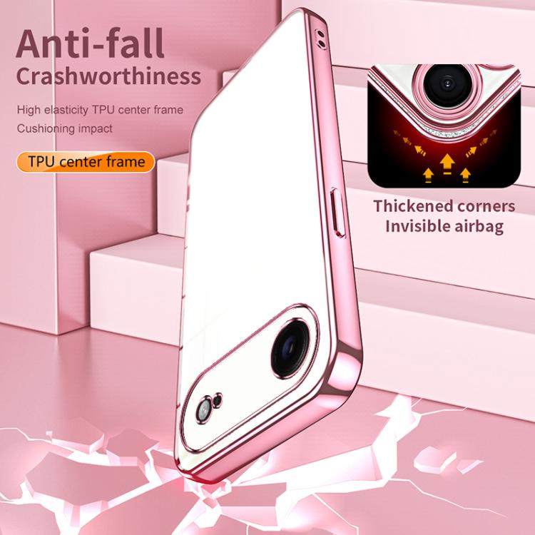 Coque de téléphone transparente à trous fins, série 2