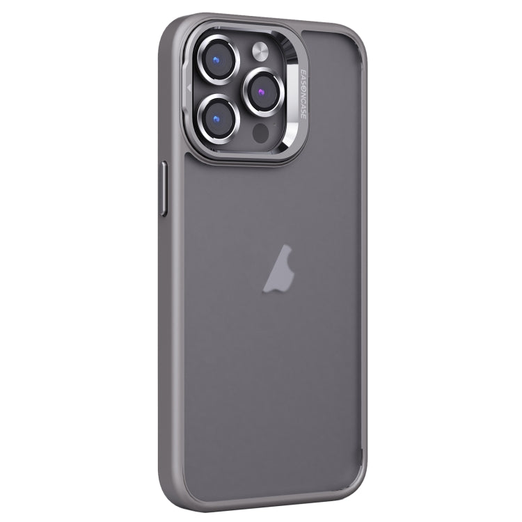 Coque de téléphone givrée en PC + TPU avec support d'objectif invisible, pour iPhone 15 Pro Max, iPhone 15 Pro, iPhone 15 Plus, iPhone 15