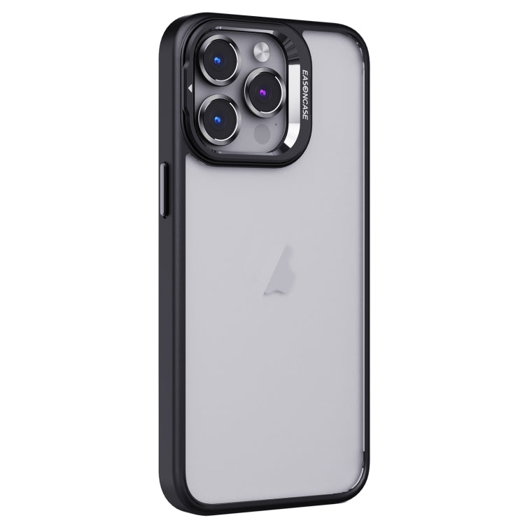 Coque de téléphone givrée en PC + TPU avec support d'objectif invisible, pour iPhone 15 Pro Max, iPhone 15 Pro, iPhone 15 Plus, iPhone 15