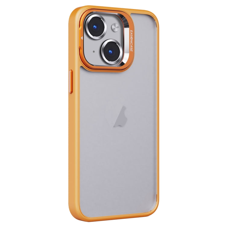 Coque de téléphone givrée en PC + TPU avec support d'objectif invisible, pour iPhone 15 Pro Max, iPhone 15 Pro, iPhone 15 Plus, iPhone 15
