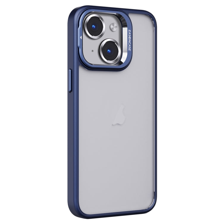 Coque de téléphone givrée en PC + TPU avec support d'objectif invisible, pour iPhone 15 Pro Max, iPhone 15 Pro, iPhone 15 Plus, iPhone 15