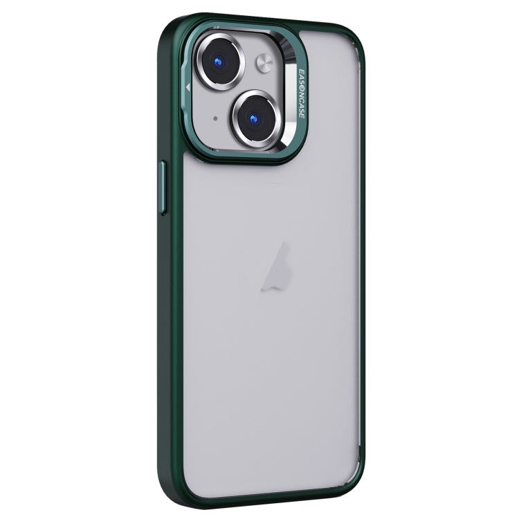 Coque de téléphone givrée en PC + TPU avec support d'objectif invisible, pour iPhone 15 Pro Max, iPhone 15 Pro, iPhone 15 Plus, iPhone 15