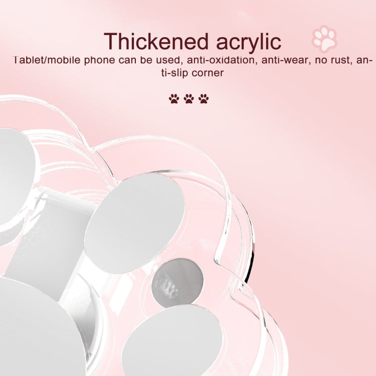 Portable Foldable Cat Claw Acrylic Lazy Holder, Black, Orange, Pink, Green, White