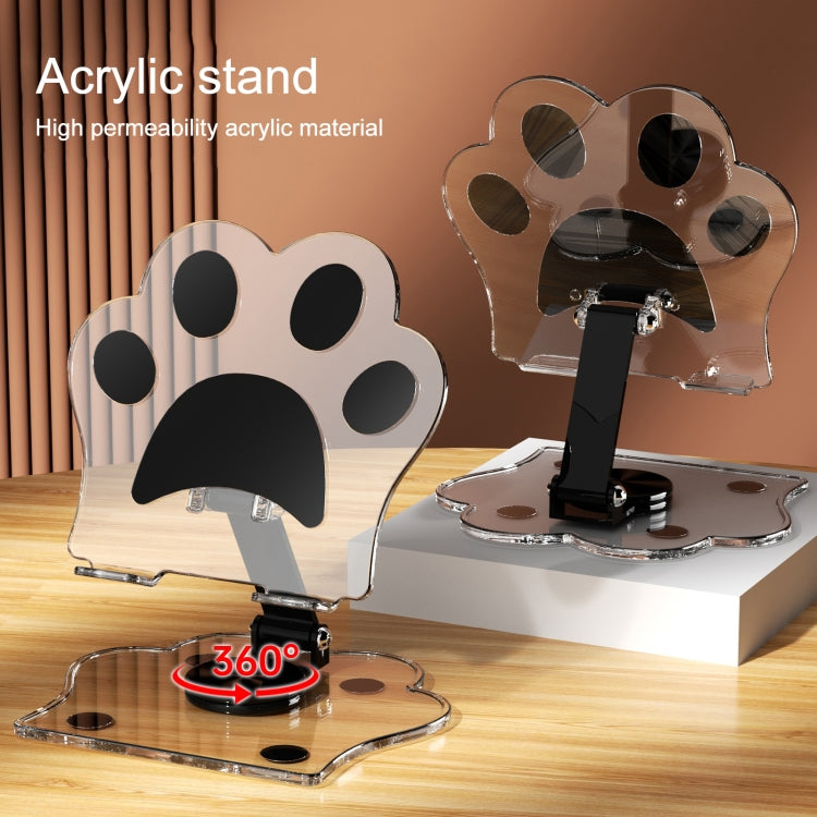 Portable Foldable Cat Claw Acrylic Lazy Holder, Black, Orange, Pink, Green, White