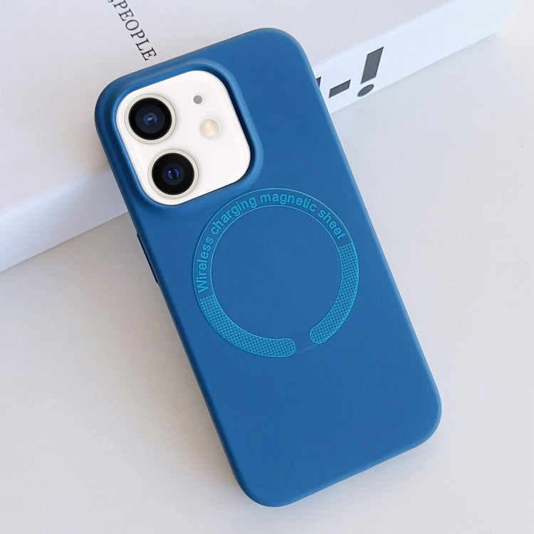 MagSafe Magnetic Liquid Silicone Phone Case, For iPhone 11