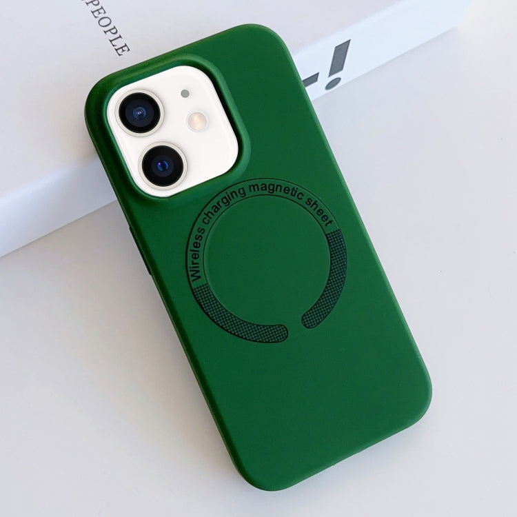 MagSafe Magnetic Liquid Silicone Phone Case, For iPhone 11