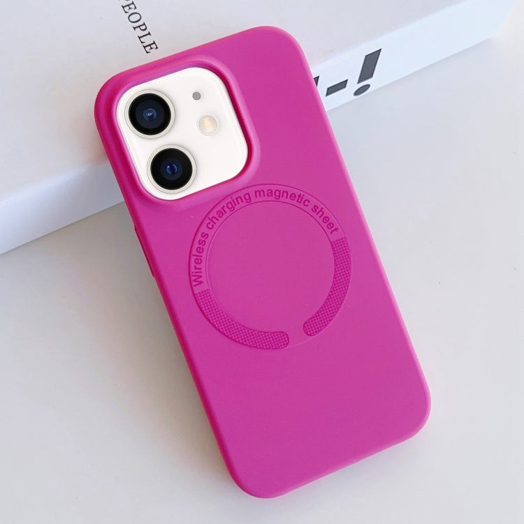 MagSafe Magnetic Liquid Silicone Phone Case, For iPhone 11