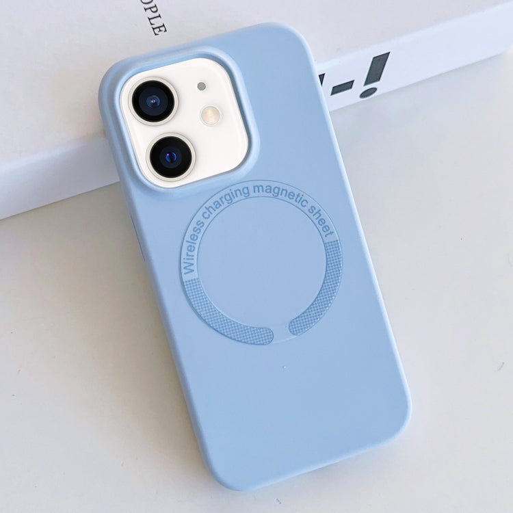MagSafe Magnetic Liquid Silicone Phone Case, For iPhone 11