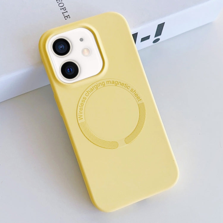MagSafe Magnetic Liquid Silicone Phone Case, For iPhone 11