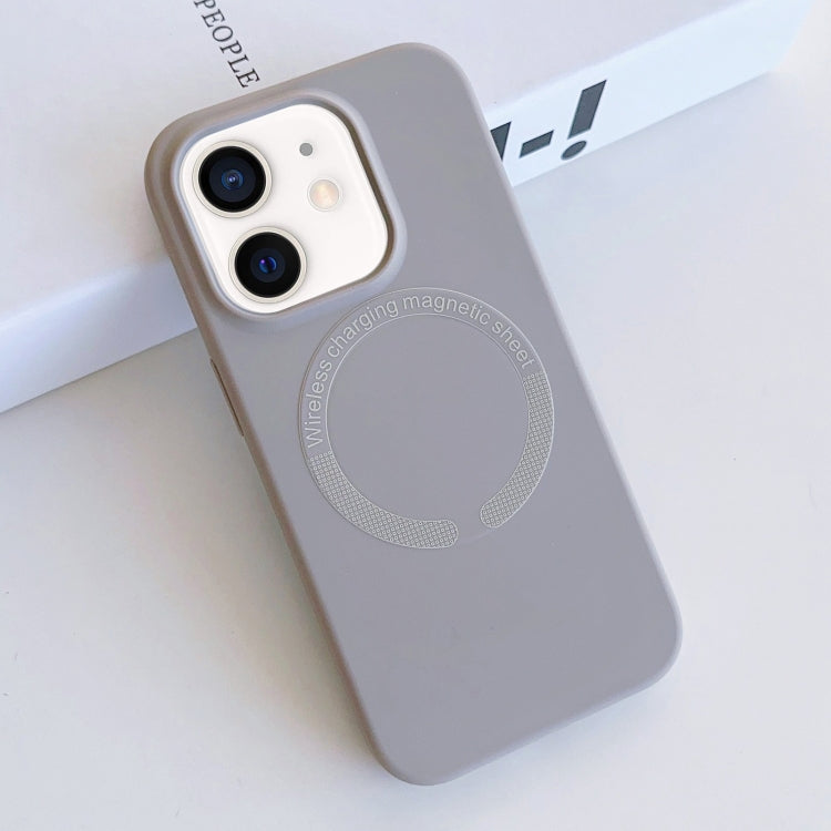 MagSafe Magnetic Liquid Silicone Phone Case, For iPhone 13, For iPhone 12