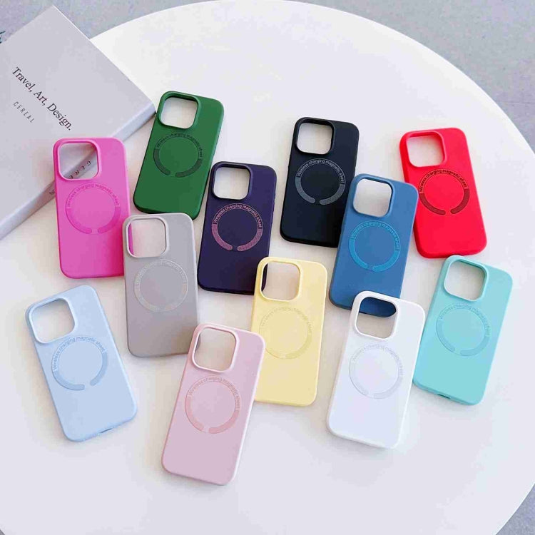 MagSafe Magnetic Liquid Silicone Phone Case, For iPhone 11