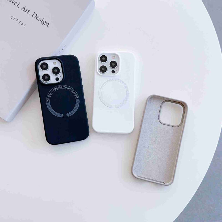 MagSafe Magnetic Liquid Silicone Phone Case, For iPhone 11