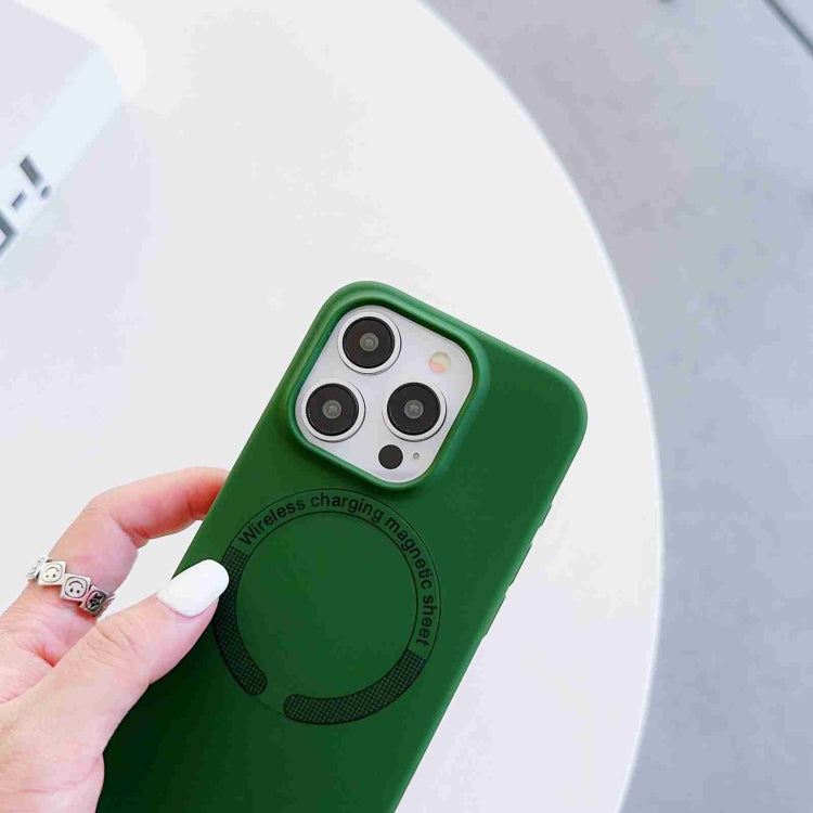 MagSafe Magnetic Liquid Silicone Phone Case, For iPhone 11