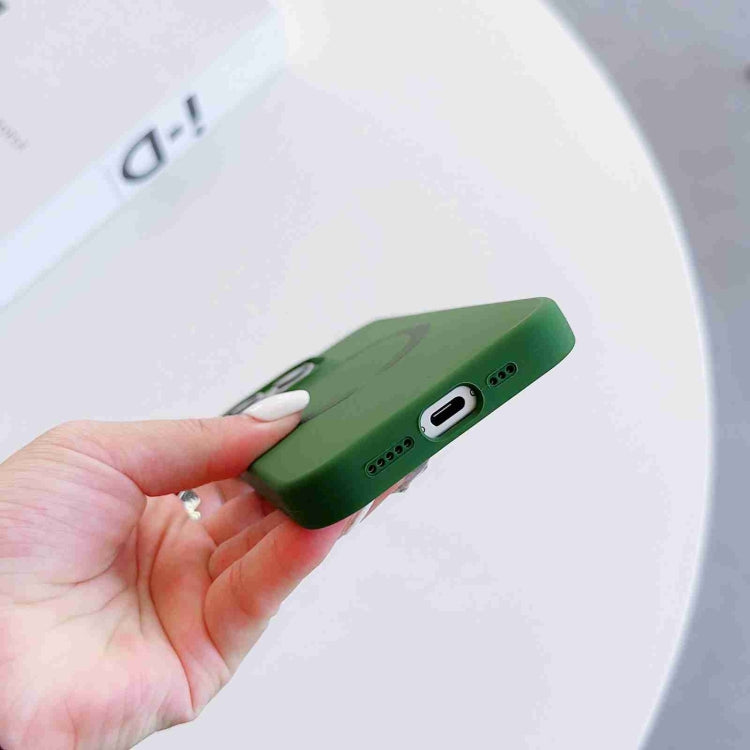 MagSafe Magnetic Liquid Silicone Phone Case, For iPhone 15 Plus, For iPhone 15