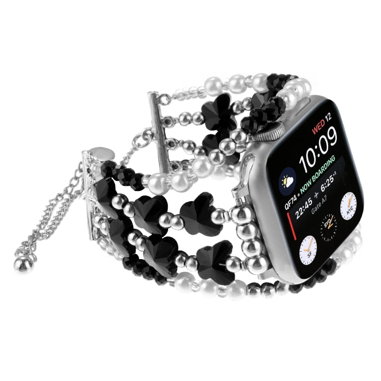 Butterfly Chain Bracelet Metal Watch Band, For Apple Watch SE 40mm, For Apple Watch SE 44mm, For Apple Watch Series 6 40mm, For Apple Watch Series 6 44mm