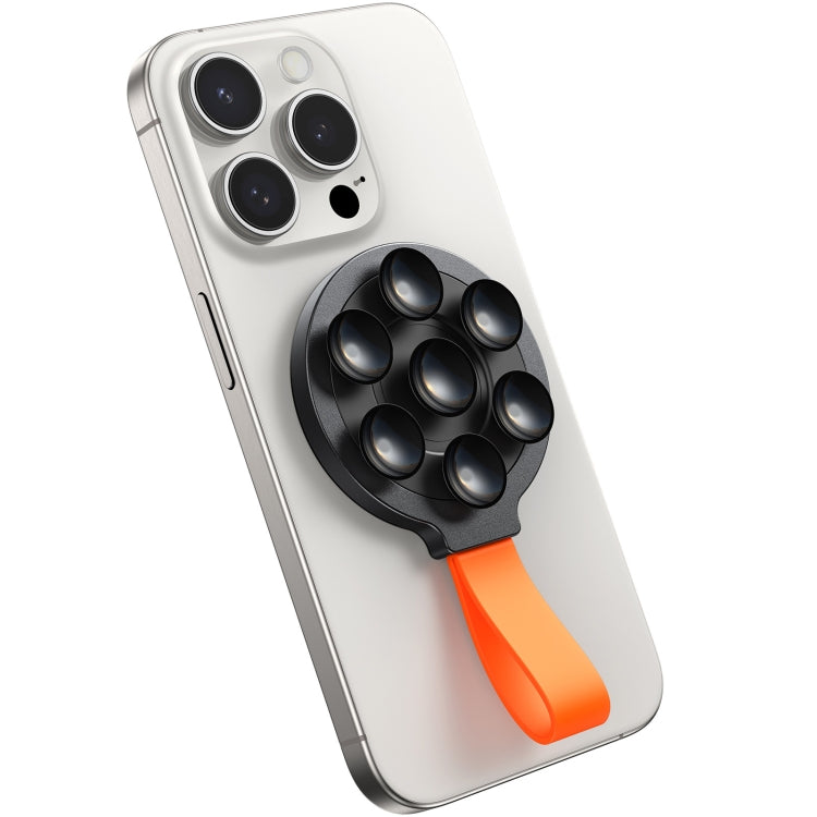 JOYROOM JR-ZS393 Suction Cup Magnetic Phone Holder, JR-ZS393 (Black), JR-ZS393 (Black Orange), JR-ZS393 (White Orange)