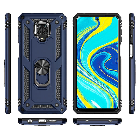 Redmi Note 9 Pro dual-layer TPU PC case front and back protection view