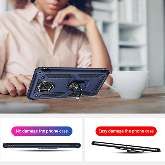 Phone mounted in rotating holder Redmi Note 9 Pro protective case landscape mode