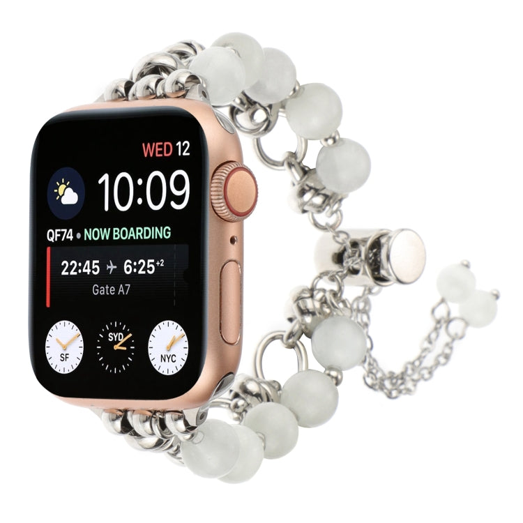 Pearl Chain Metal Bracelet Watch Band, For Apple Watch 42mm, For Apple Watch 38mm