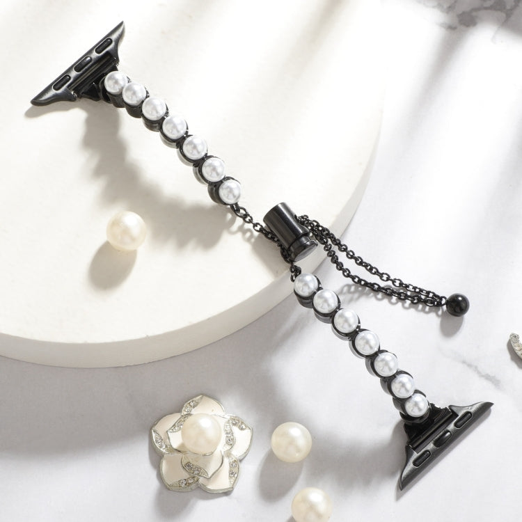 Pearl Bracelet Metal Watch Band, For Apple Watch SE 40mm, For Apple Watch SE 44mm, For Apple Watch Series 6 40mm, For Apple Watch Series 6 44mm, For Apple Watch Series 5 44mm, For Apple Watch Series 5 40mm