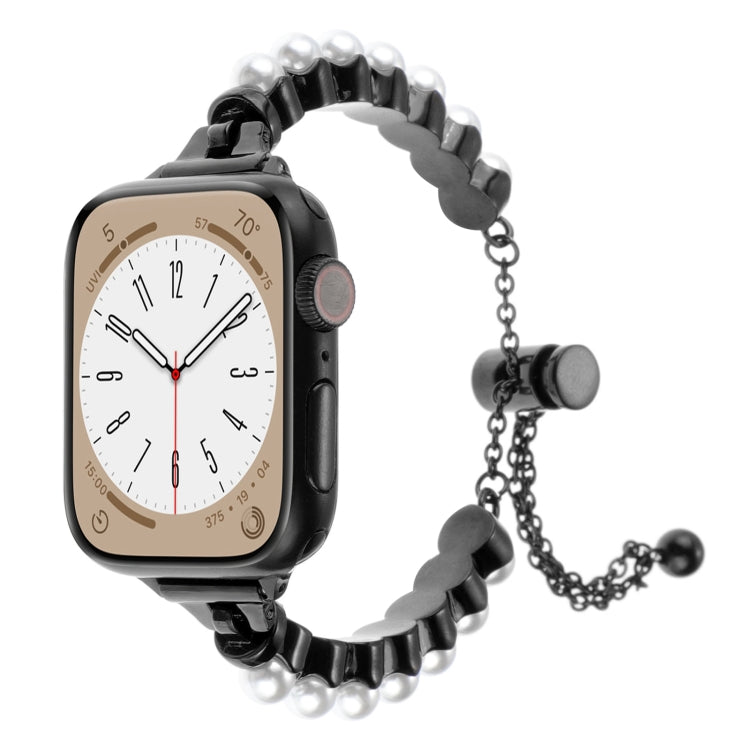 Pearl Bracelet Metal Watch Band, For Apple Watch 42mm, For Apple Watch 38mm